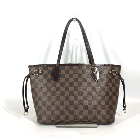 LOUIS VUITTON N41359 Damier Never full PM Tote Bag Shoulder Bag - Picture 1 of 16
